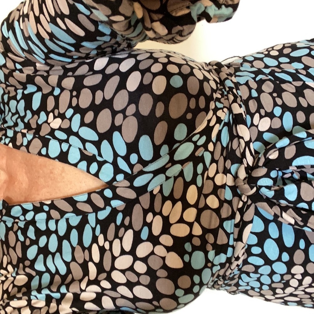 Eci wrap blouse soft knit top